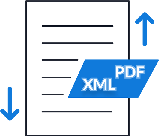 Store XML and PDF's